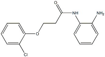 N-(2-aminophenyl)-3-(2-chlorophenoxy)propanamide Structure