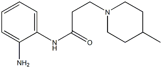 N-(2-aminophenyl)-3-(4-methylpiperidin-1-yl)propanamide Struktur