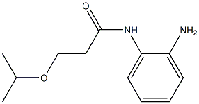 N-(2-aminophenyl)-3-(propan-2-yloxy)propanamide Struktur