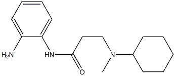N-(2-aminophenyl)-3-[cyclohexyl(methyl)amino]propanamide Struktur