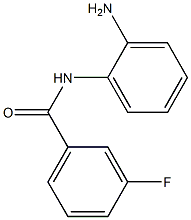 N-(2-aminophenyl)-3-fluorobenzamide 化学構造式