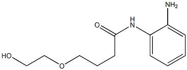 N-(2-aminophenyl)-4-(2-hydroxyethoxy)butanamide 结构式