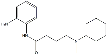 N-(2-aminophenyl)-4-[cyclohexyl(methyl)amino]butanamide Struktur