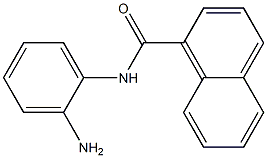 N-(2-aminophenyl)naphthalene-1-carboxamide 结构式