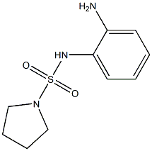 N-(2-aminophenyl)pyrrolidine-1-sulfonamide 结构式