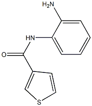 N-(2-aminophenyl)thiophene-3-carboxamide 结构式