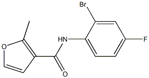 N-(2-bromo-4-fluorophenyl)-2-methylfuran-3-carboxamide