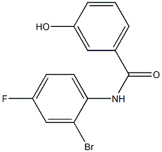 N-(2-bromo-4-fluorophenyl)-3-hydroxybenzamide