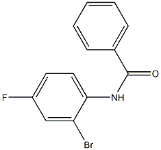 N-(2-bromo-4-fluorophenyl)benzamide Struktur