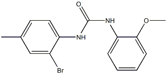 N-(2-bromo-4-methylphenyl)-N'-(2-methoxyphenyl)urea