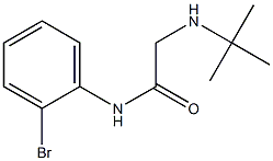 N-(2-bromophenyl)-2-(tert-butylamino)acetamide Struktur