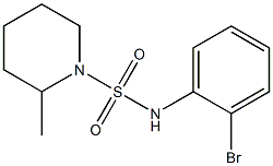 N-(2-bromophenyl)-2-methylpiperidine-1-sulfonamide|