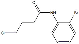 N-(2-bromophenyl)-4-chlorobutanamide Struktur