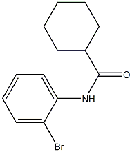 N-(2-bromophenyl)cyclohexanecarboxamide Struktur