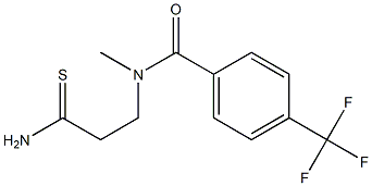  N-(2-carbamothioylethyl)-N-methyl-4-(trifluoromethyl)benzamide