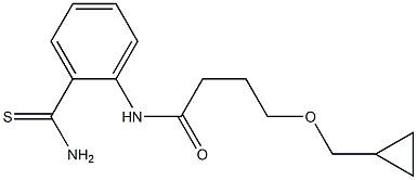 N-(2-carbamothioylphenyl)-4-(cyclopropylmethoxy)butanamide