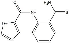 N-(2-carbamothioylphenyl)furan-2-carboxamide 化学構造式