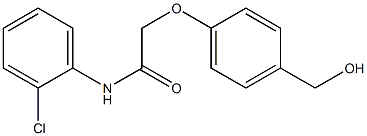 N-(2-chlorophenyl)-2-[4-(hydroxymethyl)phenoxy]acetamide|