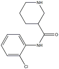 N-(2-chlorophenyl)piperidine-3-carboxamide Struktur