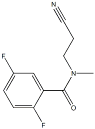 N-(2-cyanoethyl)-2,5-difluoro-N-methylbenzamide Structure