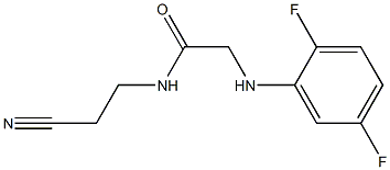 N-(2-cyanoethyl)-2-[(2,5-difluorophenyl)amino]acetamide