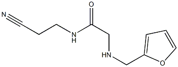 N-(2-cyanoethyl)-2-[(furan-2-ylmethyl)amino]acetamide|