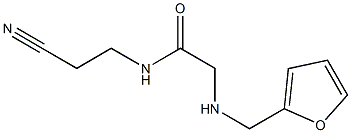  N-(2-cyanoethyl)-2-[(furan-2-ylmethyl)amino]acetamide