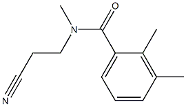 N-(2-cyanoethyl)-N,2,3-trimethylbenzamide 结构式