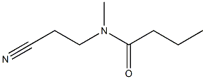 N-(2-cyanoethyl)-N-methylbutanamide Structure