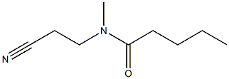 N-(2-cyanoethyl)-N-methylpentanamide,,结构式