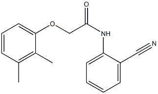 N-(2-cyanophenyl)-2-(2,3-dimethylphenoxy)acetamide Structure