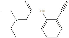 N-(2-cyanophenyl)-2-(diethylamino)acetamide,,结构式