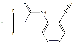 N-(2-cyanophenyl)-3,3,3-trifluoropropanamide,,结构式