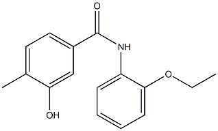 N-(2-ethoxyphenyl)-3-hydroxy-4-methylbenzamide Structure