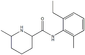 N-(2-ethyl-6-methylphenyl)-6-methylpiperidine-2-carboxamide Struktur