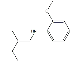 N-(2-ethylbutyl)-2-methoxyaniline Structure