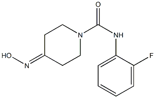 N-(2-fluorophenyl)-4-(hydroxyimino)piperidine-1-carboxamide Structure