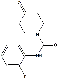 N-(2-fluorophenyl)-4-oxopiperidine-1-carboxamide Structure