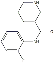 N-(2-fluorophenyl)piperidine-3-carboxamide Structure