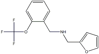 N-(2-furylmethyl)-N-[2-(trifluoromethoxy)benzyl]amine Structure