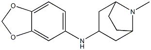 N-(2H-1,3-benzodioxol-5-yl)-8-methyl-8-azabicyclo[3.2.1]octan-3-amine Structure