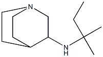 N-(2-methylbutan-2-yl)-1-azabicyclo[2.2.2]octan-3-amine,,结构式