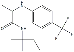  N-(2-methylbutan-2-yl)-2-{[4-(trifluoromethyl)phenyl]amino}propanamide