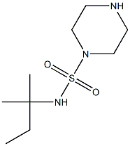 N-(2-methylbutan-2-yl)piperazine-1-sulfonamide Structure