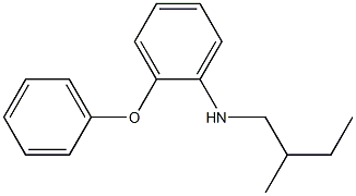 N-(2-methylbutyl)-2-phenoxyaniline,,结构式