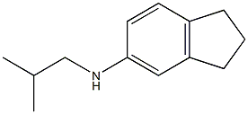 N-(2-methylpropyl)-2,3-dihydro-1H-inden-5-amine Struktur