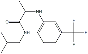 N-(2-methylpropyl)-2-{[3-(trifluoromethyl)phenyl]amino}propanamide