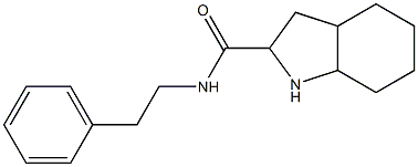  N-(2-phenylethyl)octahydro-1H-indole-2-carboxamide