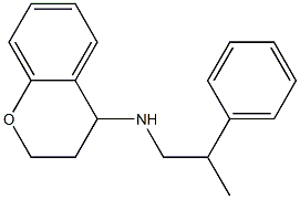 N-(2-phenylpropyl)-3,4-dihydro-2H-1-benzopyran-4-amine Structure