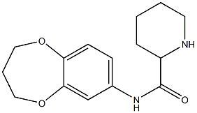 N-(3,4-dihydro-2H-1,5-benzodioxepin-7-yl)piperidine-2-carboxamide